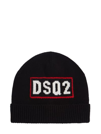 Dsquared2 - 羊毛与棉花针织帽
