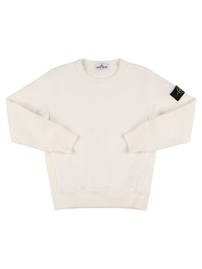 Stone Island Junior - 有机棉卫衣