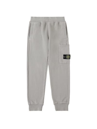 Stone Island Junior - 有机棉运动裤