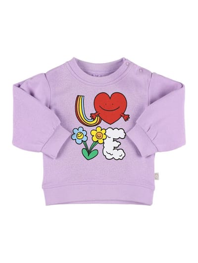 Stella McCartney Kids - 印花棉质卫衣