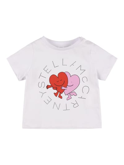 Stella McCartney Kids - 印花棉质弹力T恤
