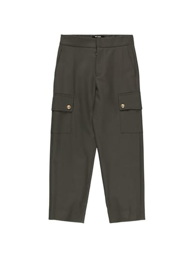 Balmain - 时尚羊毛混纺工装裤