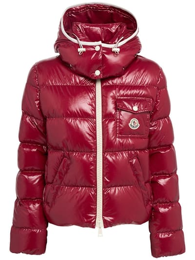 Moncler - 短款带帽羽绒夹克