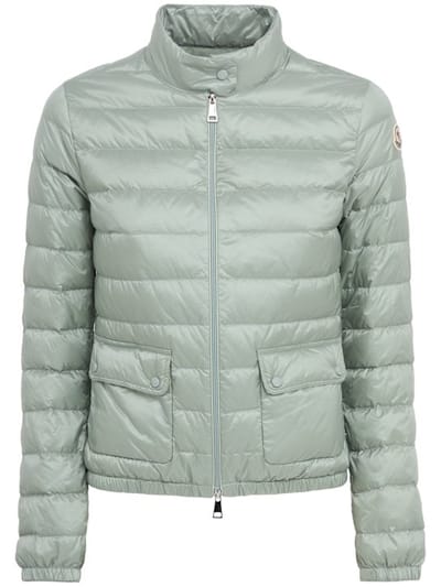 Moncler - 带领的短款羽绒服