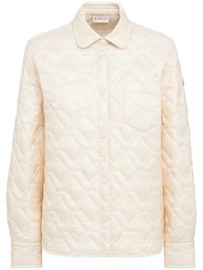 Moncler - 带纽扣封闭的绗缝夹克