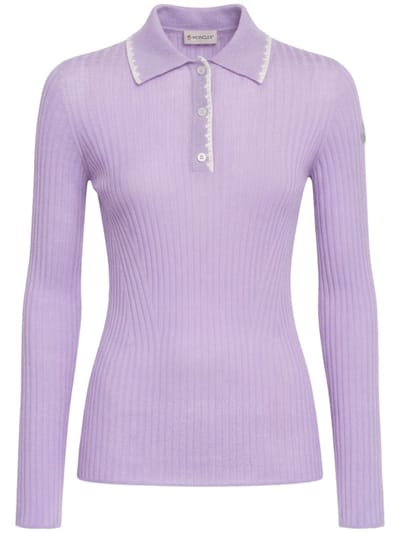 Moncler - 长袖翻领 polo 衫