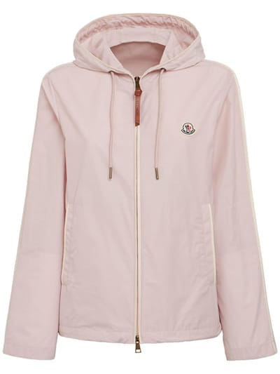 Moncler - 带中央闭合的连帽夹克