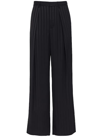 Ann Demeulemeester - Botel wide leg pleated pants