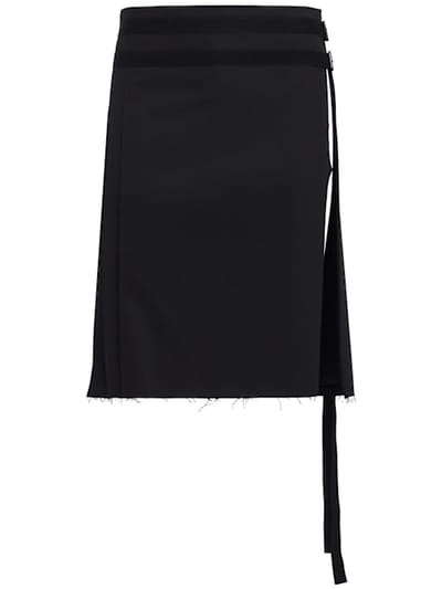 Ann Demeulemeester - 带腰带的包裹裙