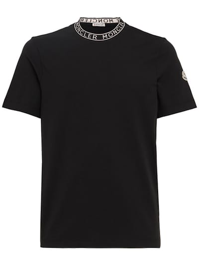 Moncler - 带标志的圆领T恤