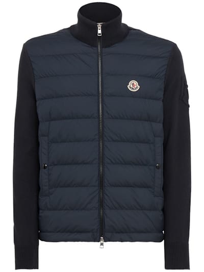 Moncler - 前拉链绗缝背心