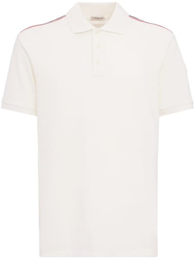 Moncler - 短袖polo衫，带罗纹领