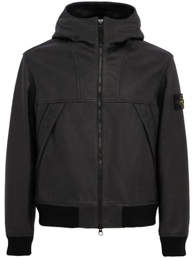 Stone Island - 短款带帽夹克