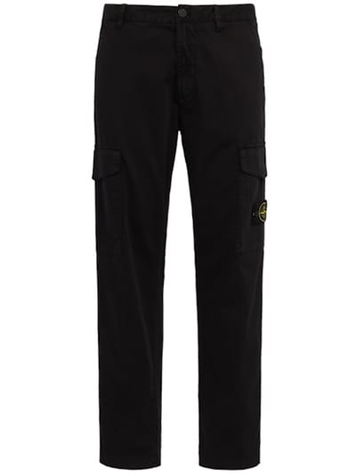 Stone Island - 直筒裤，带侧口袋