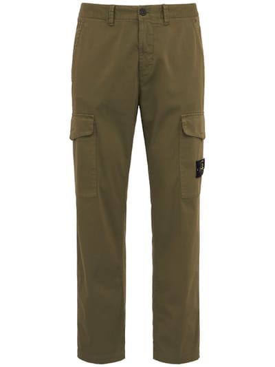 Stone Island - 直筒裤，侧口袋