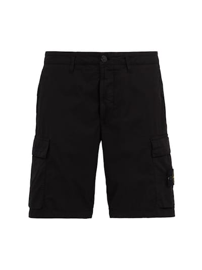 Stone Island - 带侧袋的工装短裤
