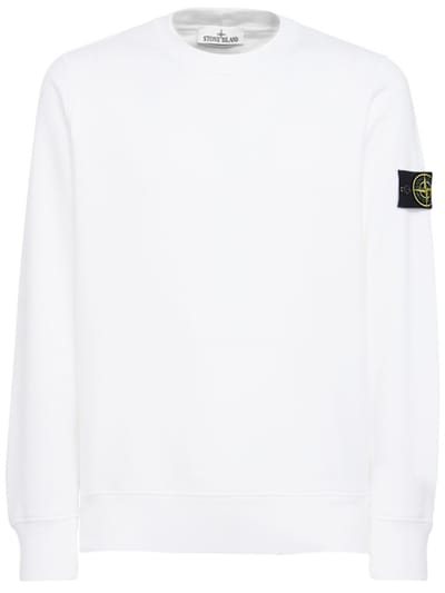 Stone Island - 圆领卫衣，带有附加细节