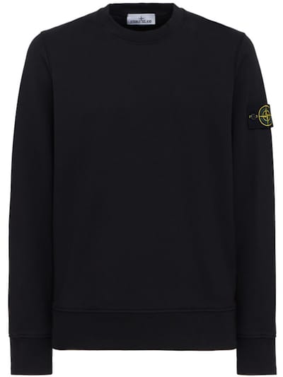 Stone Island - 带图案的圆领卫衣