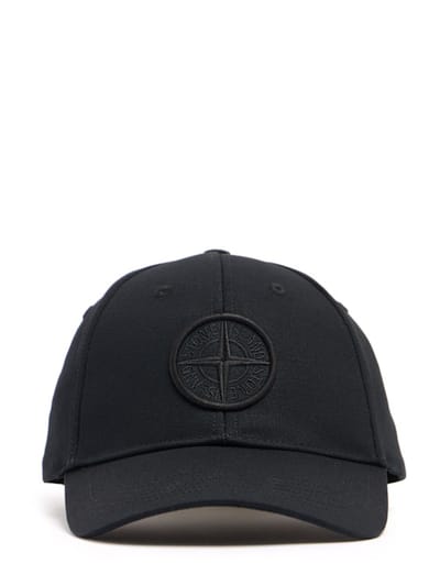 Stone Island - 带有压印标志的棒球帽