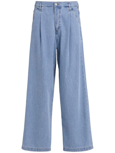 Dries Van Noten - 高腰宽腿牛仔裤
