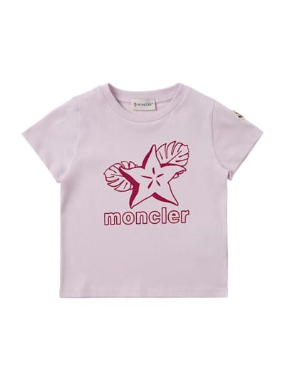 Moncler - 纯棉 logo t 恤