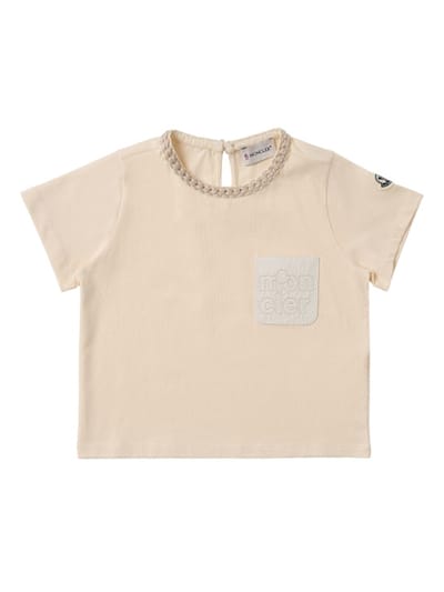 Moncler - Logo口袋棉质T恤