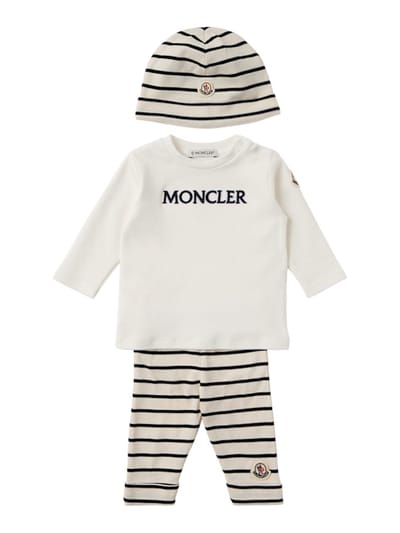 Moncler - 条纹棉质套装