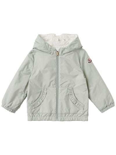 Moncler - 尼加尼龙连帽雨衣