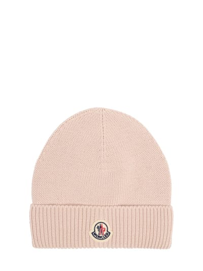 Moncler - logo 棉质针织帽