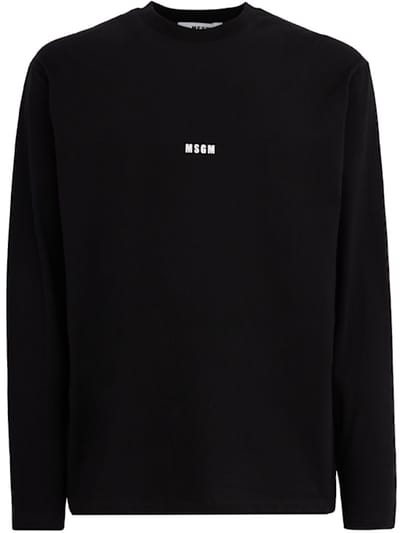 MSGM - 圆领长袖T恤