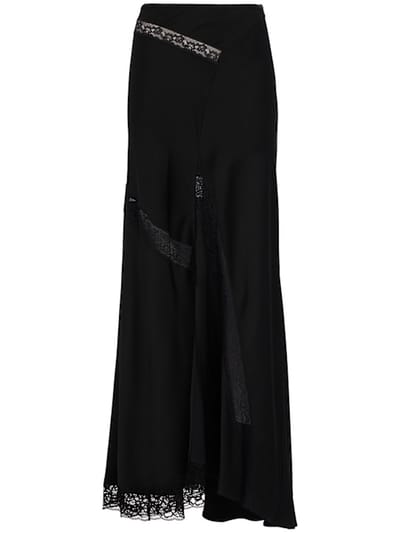 MSGM - 带蕾丝细节的长裙