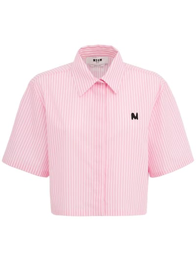 MSGM - 经典领短款衬衫