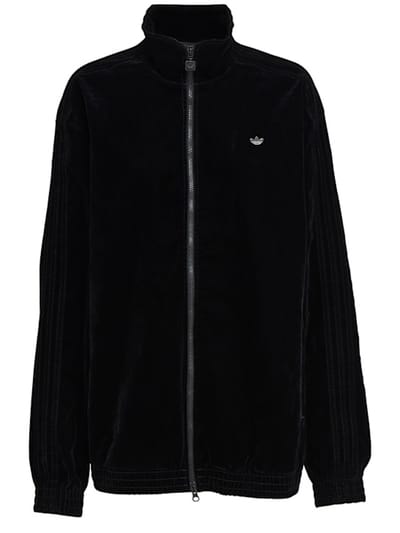 adidas Originals - 带拉链和高领的卫衣