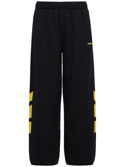 adidas Originals - 宽腿裤，配有图形细节