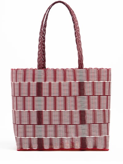 RAYAS COLLECTIVE - Tote with double handles and structured profile