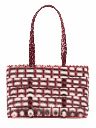 RAYAS COLLECTIVE - Shoulder bag with woven handle