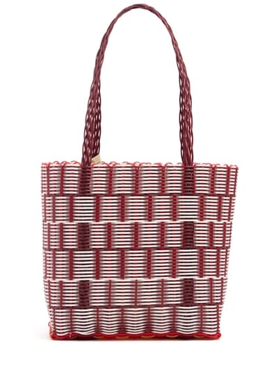 RAYAS COLLECTIVE - Tote with double handles and structured profile