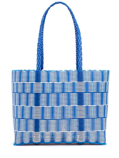 RAYAS COLLECTIVE - Tote with double handles and structured profile