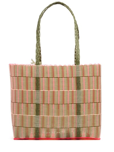 RAYAS COLLECTIVE - Tote with double handles and structured profile