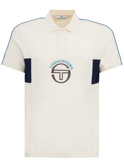 Sergio Tacchini - 带有罗纹领的 polo 衫