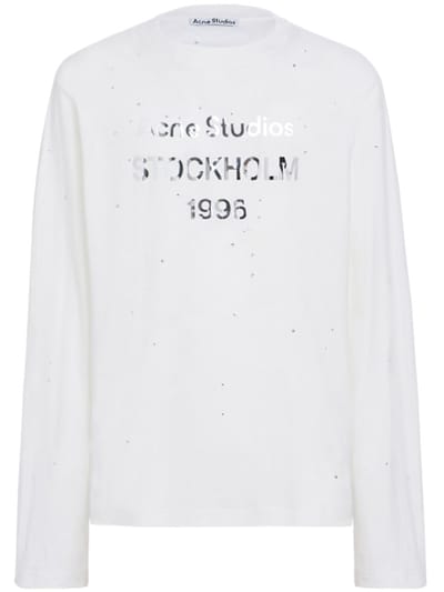 Acne Studios - 圆领长袖T恤