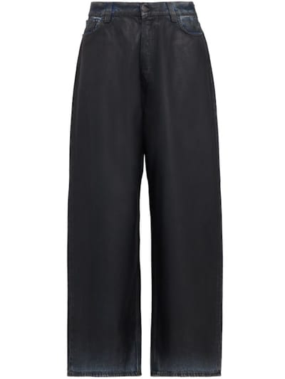 Acne Studios - 高腰阔腿牛仔裤