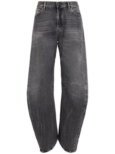 Acne Studios - 高腰宽腿牛仔裤