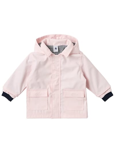 Petit Bateau - 带帽聚酯风衣