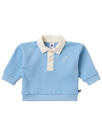 Petit Bateau - 棉质 polo 衫卫衣