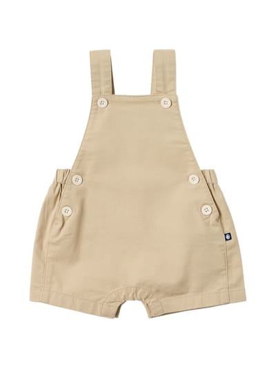 Petit Bateau - 棉混合斜纹布连身服