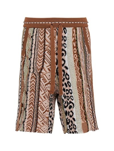 Laneus - 带弹性腰带的短裤