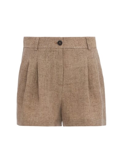 LUISA SPAGNOLI - Shorts with front pleats