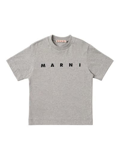 Marni Junior - 棉质LOGO T恤