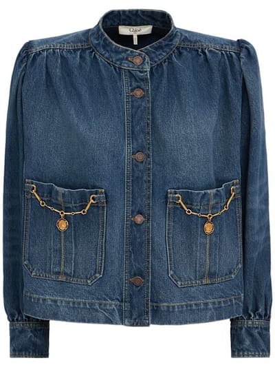Chloé - 带金属细节的休闲外套